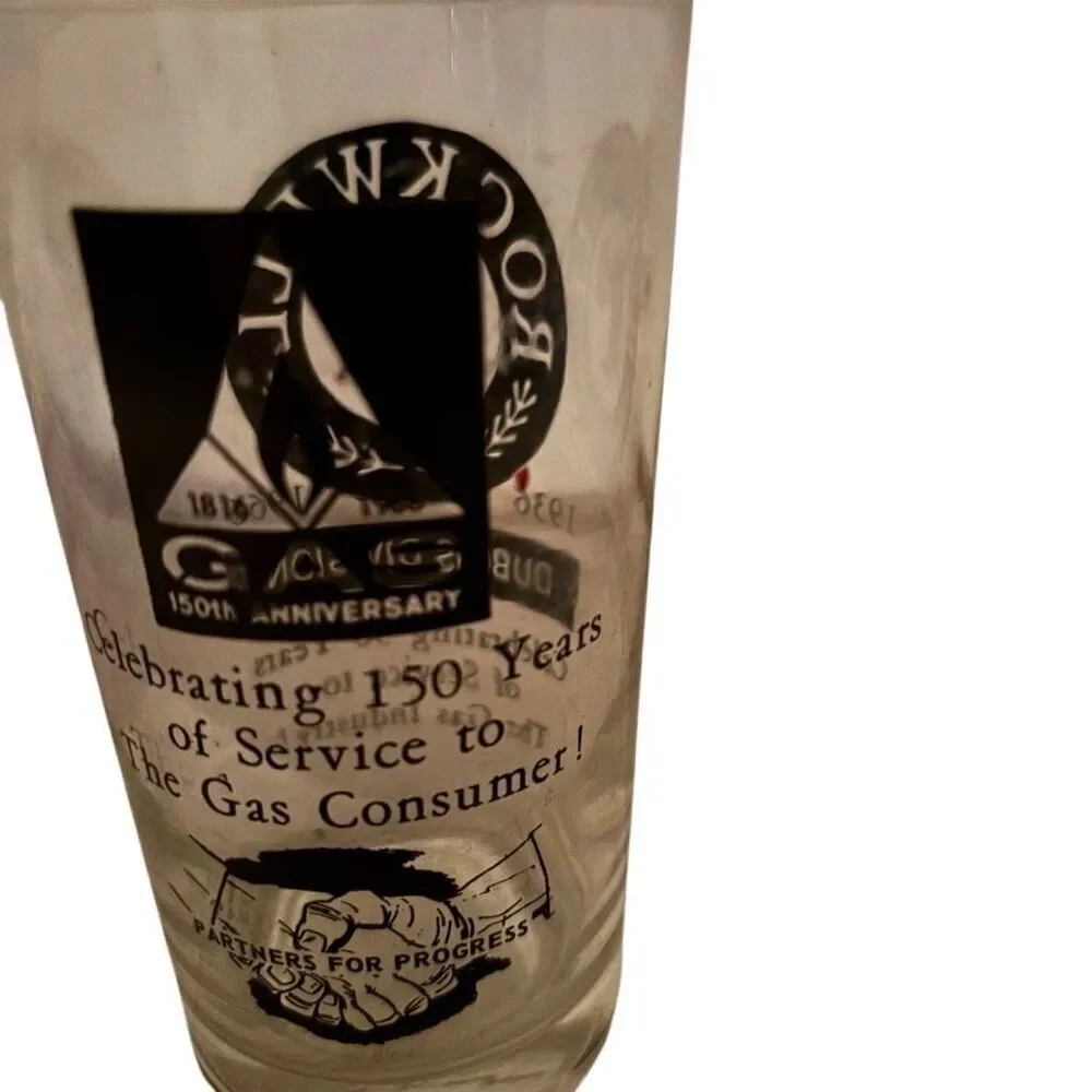 Rockwell DuBois Division 30th Anniversary Glass 1936-1966